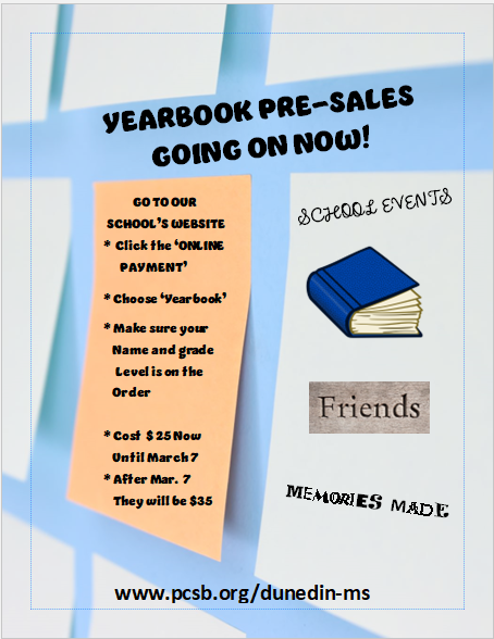  Yearbook flyer and purchasing information